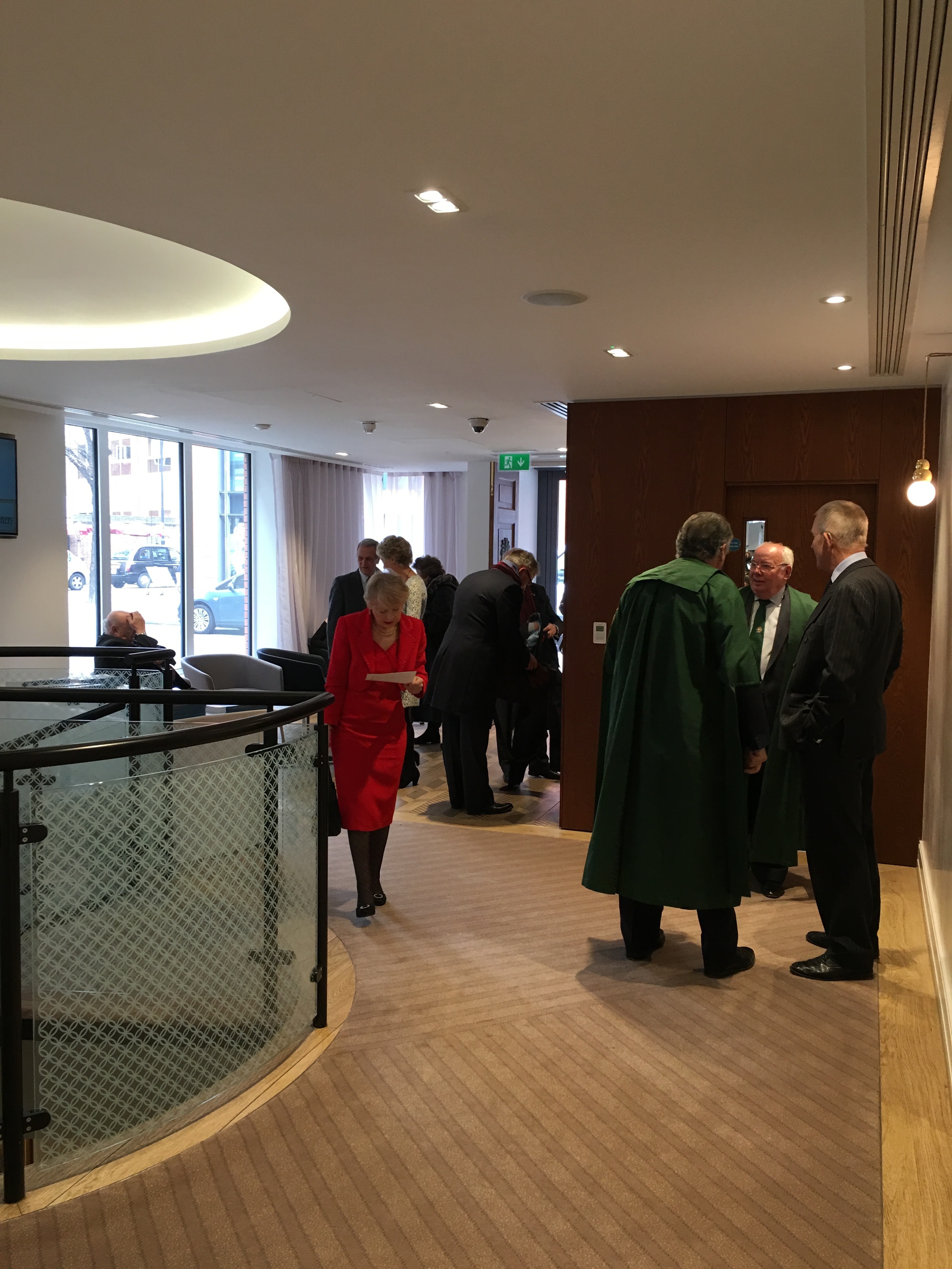 Guests begin to arrive at Three Cloth Street