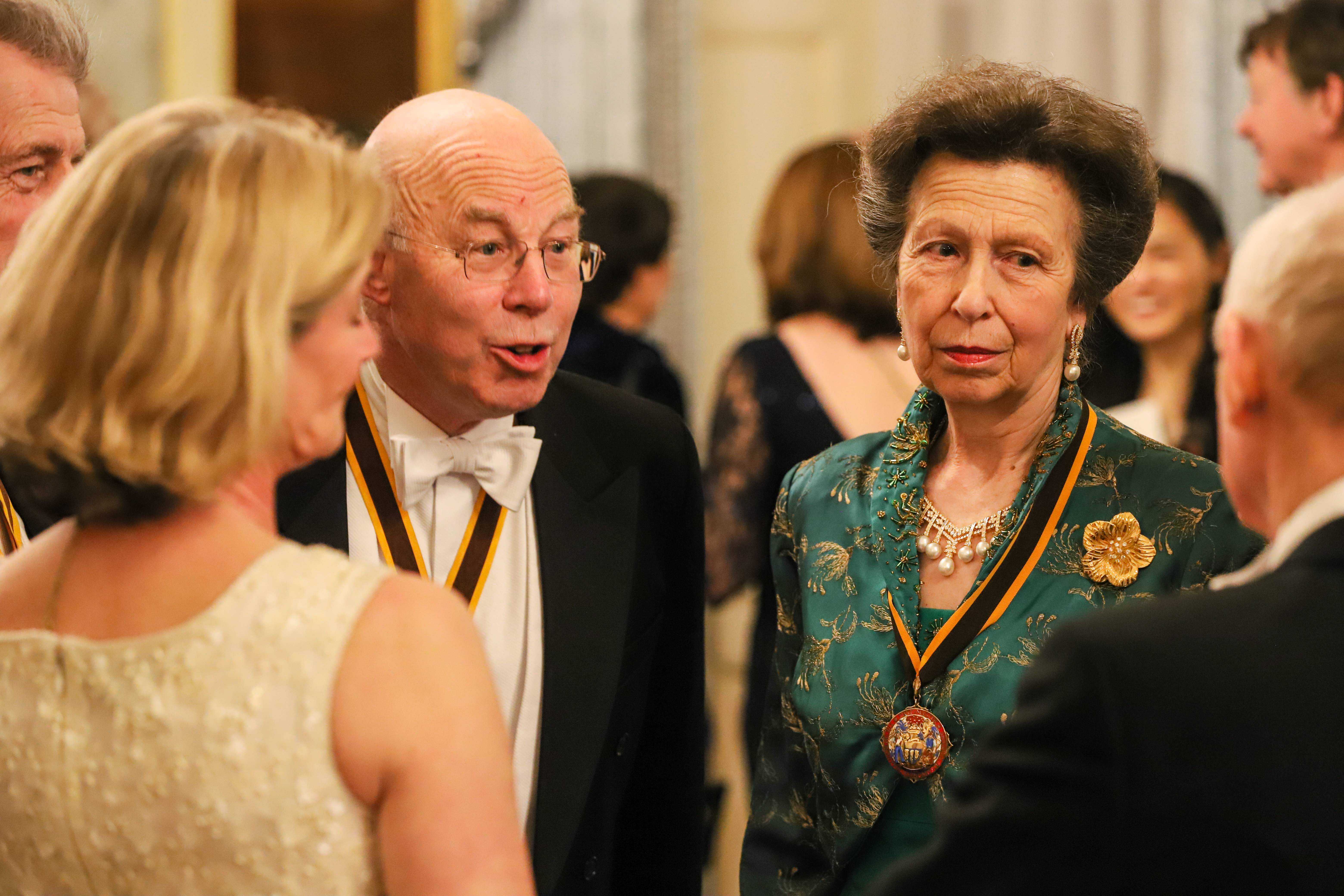 HRH The Princess Royal the Master and his wife