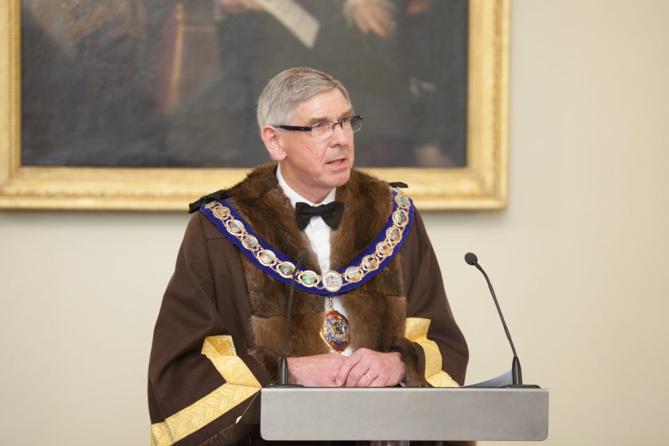 Master speaking at 2017 Ag Lecture