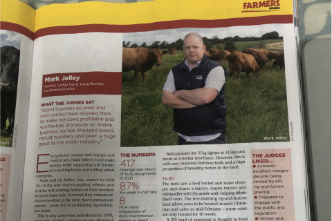 Congratulations to WCF alumni, Mark Jelley who is through to the Farmers Weekly Awards final
