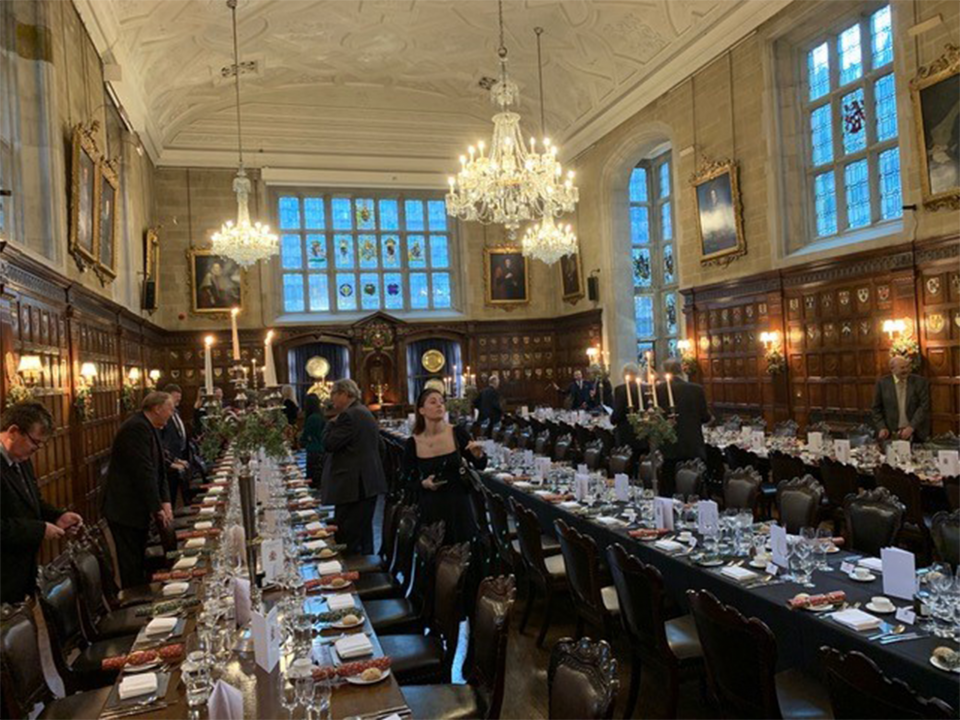 The beautiful 18th century Ironmongers Hall was the setting for the Christmas Court and Lunch.